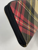 Vivienne Westwood tartan orb zippy wallet