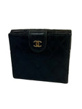 Chanel CC Leather Quilted Bifold Wallet