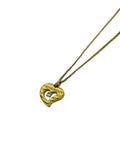 Givenchy Encrusted Heart Necklace