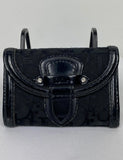 Dior Black Trotter Leather Key Holder