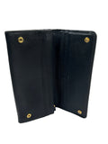 Prada Nero Bow Leather Long Wallet