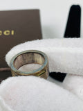 Gucci .925 Silver G Ring Size 9