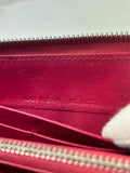 Dior Pink Leather Zippy Wallet