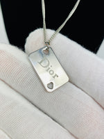 Dior Playing Card Necklace