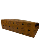 MCM Cognac Leather Clutch Bag