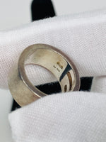 Gucci .925 Silver G Ring Size 8