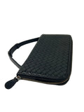 Bottega Veneta Black Leather Zippy Wallet - Clutch