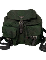 Prada Green Tessuto Nylon Backpack