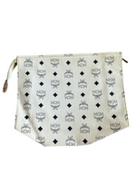 MCM White Monogram Clutch Bag