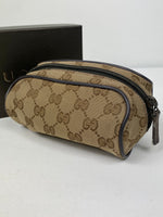 Gucci GG Canvas Monogram Cosmetic Bag