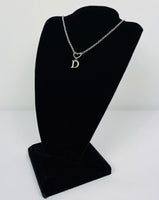 Dior Encrusted D Necklace