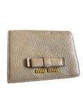 Miu Miu Leather Bifold Wallet