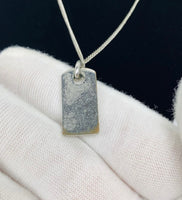 Dior Encrusted Dog Tag Necklace