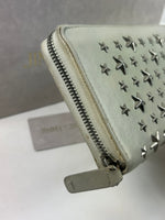 Jimmy Choo Studded Leather Zippy wallet
