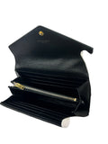Yves Saint Laurent Leather Long Wallet