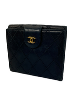 Chanel CC Quilted Leather Bifold Wallet
