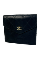 Chanel CC Quilted Leather Bifold Wallet