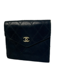 Chanel CC Quilted Leather Bifold Wallet