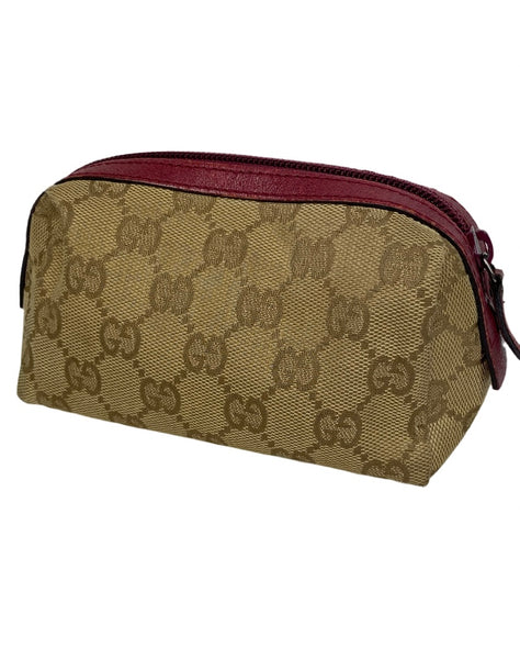 Gucci GG Canvas Monogram Cosmetic Bag