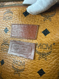 MCM Cognac Leather Shoulder Bag