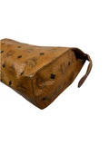 MCM Cognac Leather Clutch Bag