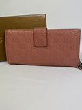 Gucci GG Guccissima leather long wallet