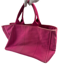Prada Canapa Fuxia Canvas Tote Bag