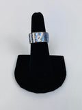 Dior Blue trotter 2 ring size 6