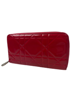 Dior Pink Leather Zippy Wallet