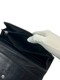 Dior Black Trotter Leather Long Wallet