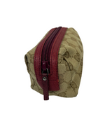 Gucci GG Canvas Momogram Cosmetic Bag
