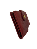Chanel CC Quilted Leather Bifold Wallet