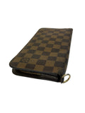Louis Vuitton Damier Ebene Double Zippy Wallet