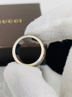 Gucci .925 Silver G Ring Size 8