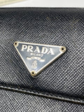 Prada Tessuto Nero Leather bifold wallet