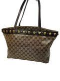 Gucci GG Monogram Studded Tote Bag