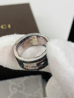 Gucci .925 Silver G Ring Size 10