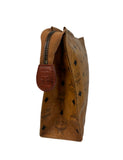 MCM Cognac Leather Clutch Bag