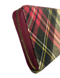 Vivienne Westwood Tartan Orb Zippy Wallet