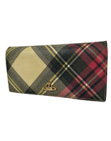 Vivienne Westwood Tartan Orb Long Wallet