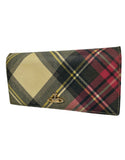 Vivienne Westwood Tartan Orb Long Wallet