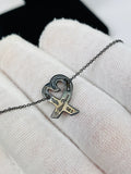 Tiffany & Co .925 Silver Bow Necklace