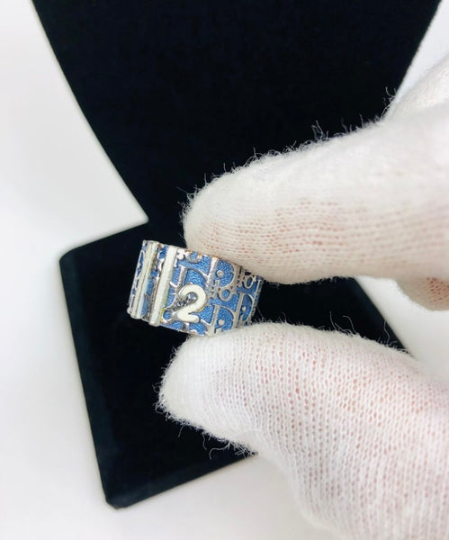 Dior Blue Trotter ring size 5