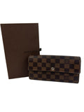 Louis Vuitton Damier Ebene Sarah Wallet