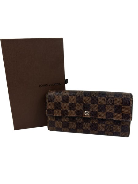 Louis Vuitton Damier Ebene Sarah Wallet