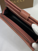 Gucci GG Guccissima leather long wallet