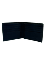 Prada Vitello Bluette Leather Bifold Wallet