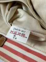 Burberry Check Canvas Tote Bag