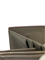 Celine Red Leather Trifold Wallet