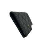 Chanel CC Quilted Leather Card Holder